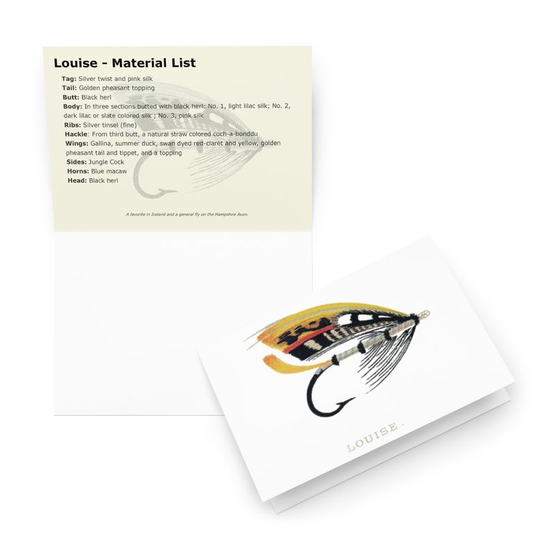 Louise - Fly Tying Card