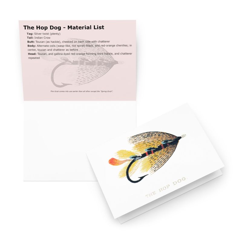 The Hop Dog - Fly Tying Card