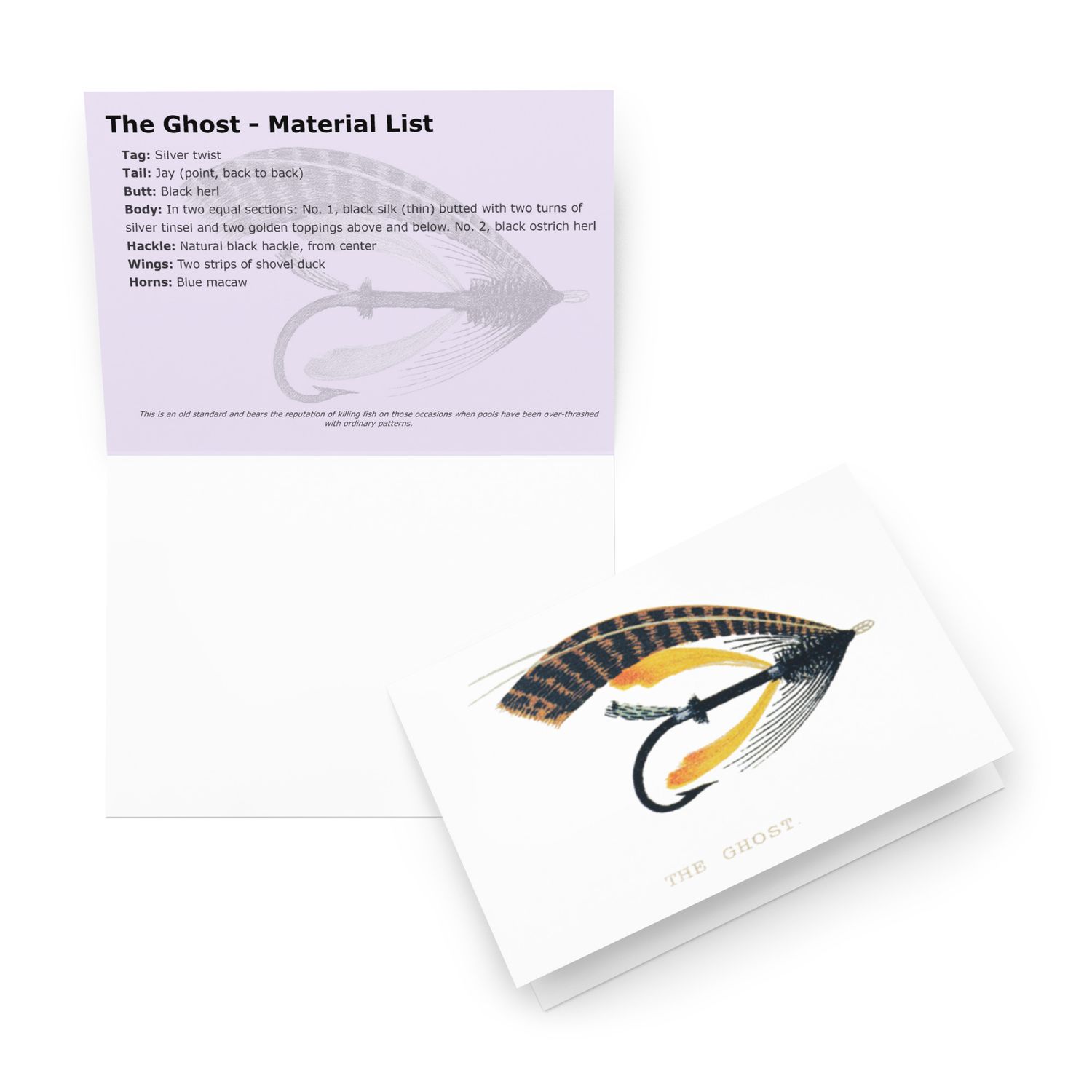 The Ghost - Fly Tying Card The Ghost - Fly Tying Card