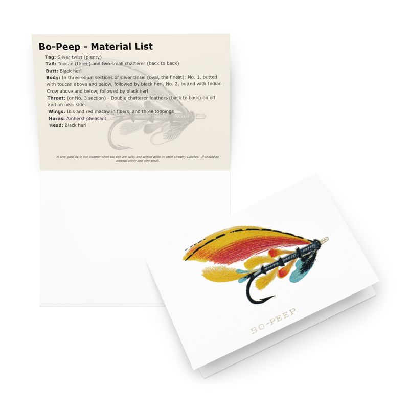 Bo-Peep - Fly Tying Card