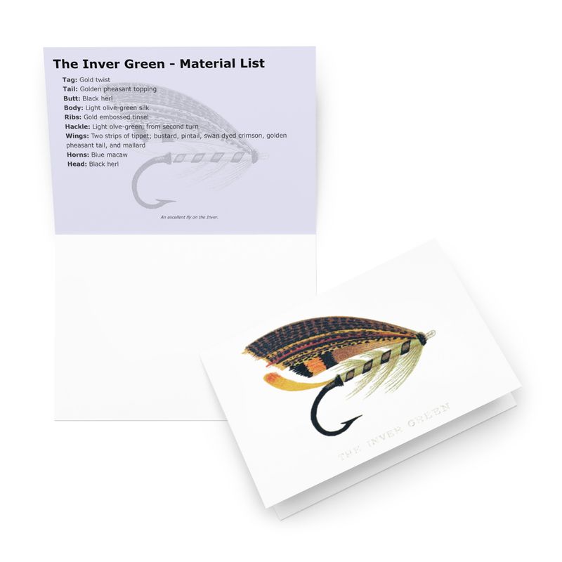 The Inver Green - Fly Tying Card