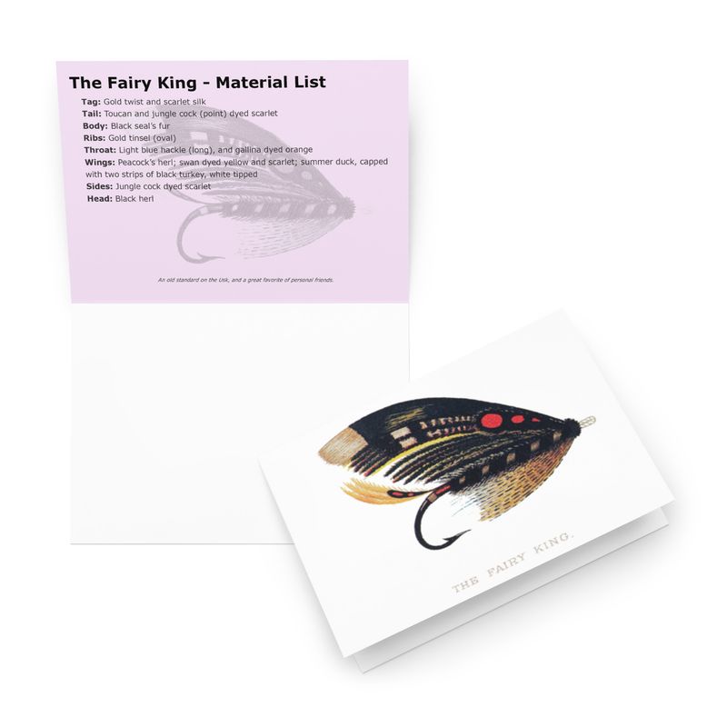 The Fairy King - Fly Tying Card