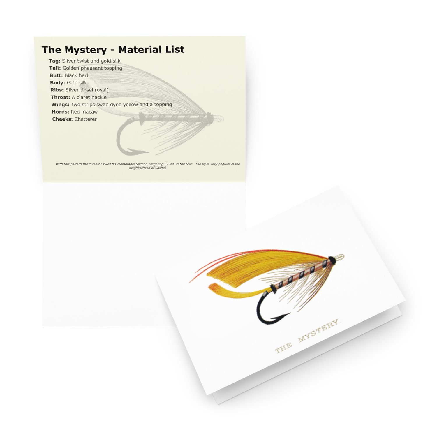 The Mystery - Fly Tying Card