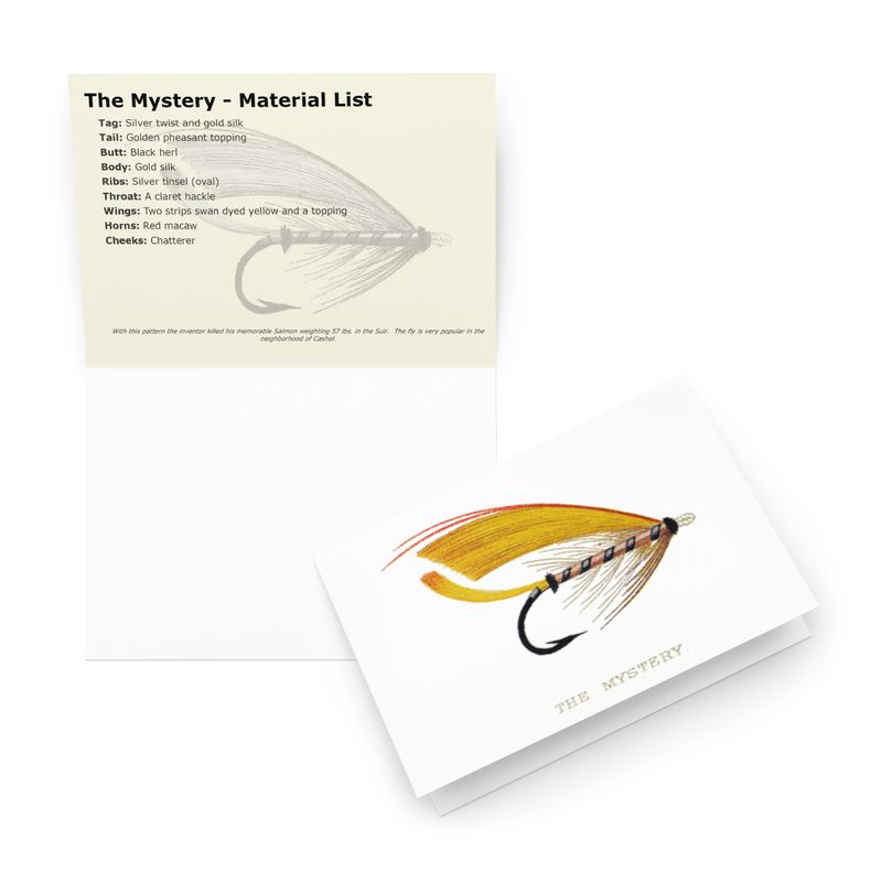 The Mystery - Fly Tying Card