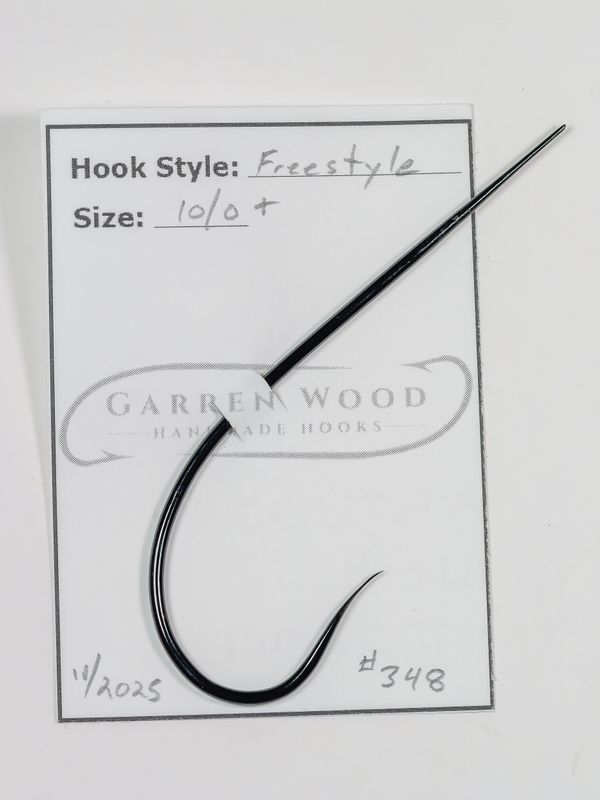 Garren Wood 10/0 Hook - #348