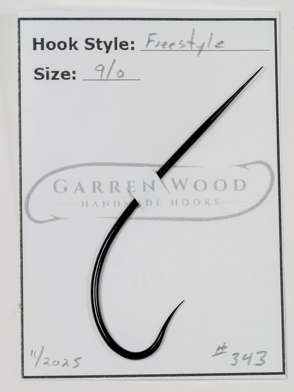 Garren Wood 9/0 Hook - #343