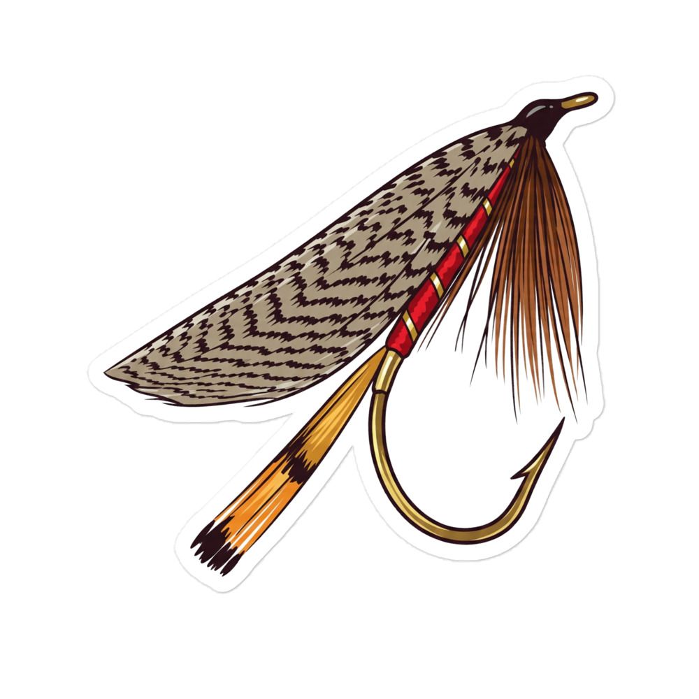 Abbey Wet Fly Sticker Abbey Wet Fly Sticker
