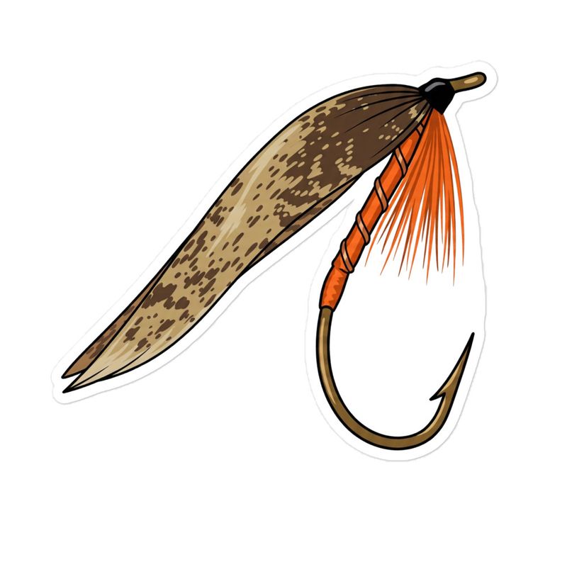 Adder Wet Fly Sticker