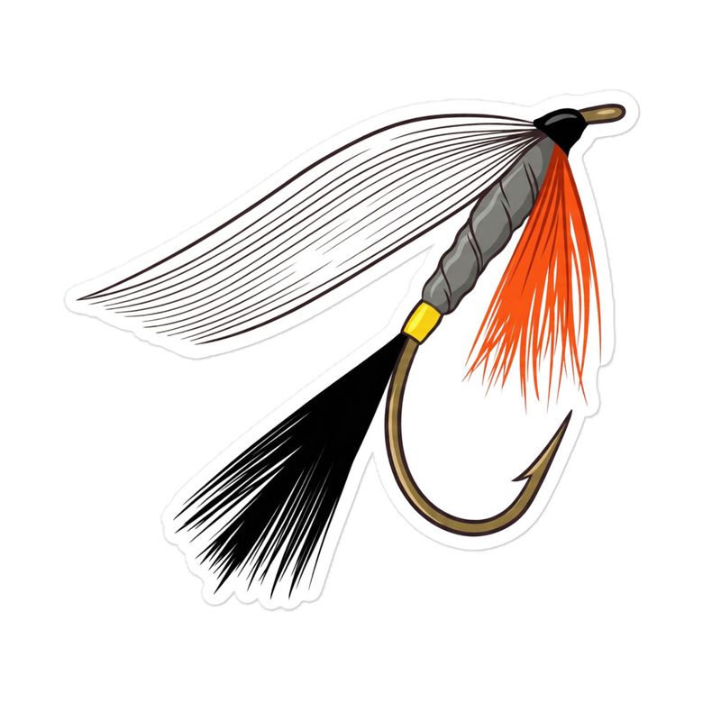 Adirondack Wet Fly Sticker