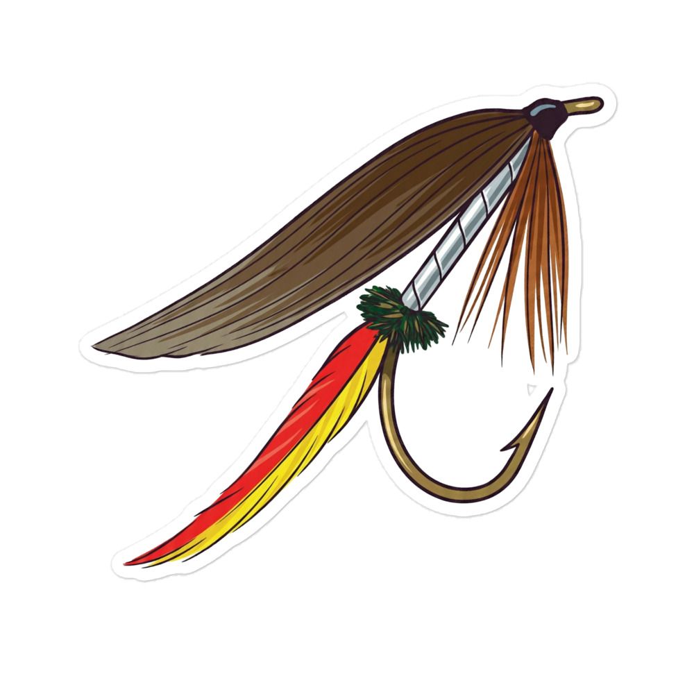 Captain Wet Fly Sticker