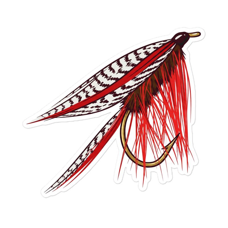 Indian Rock Wet Fly Sticker