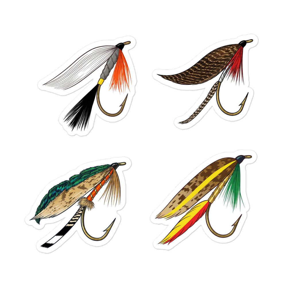 Classic Wet Fly Stickers