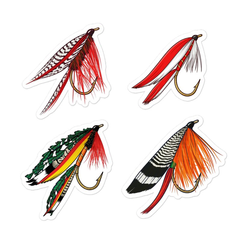 Classic Wet Fly Stickers II