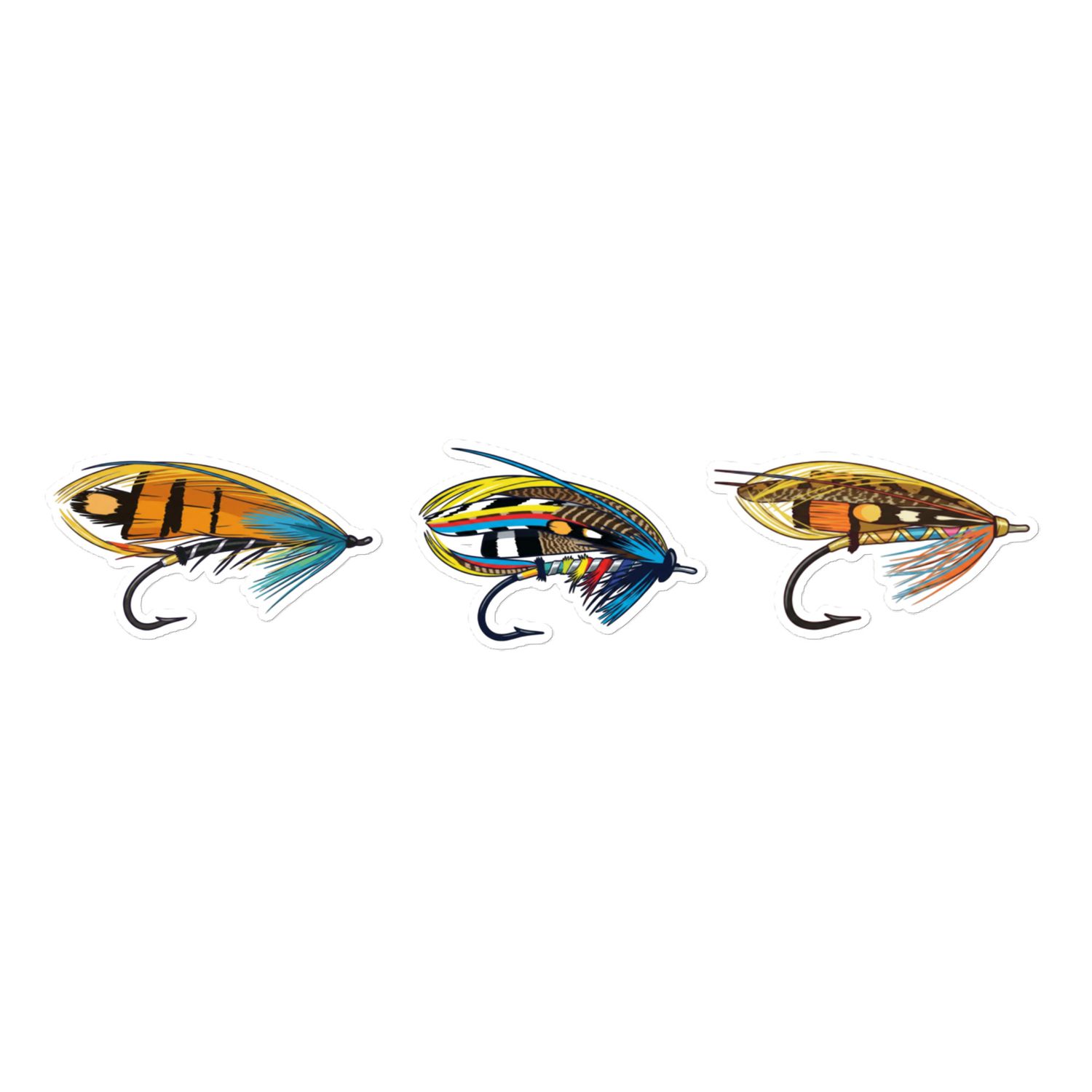 Classic Salmon Fly Stickers II
