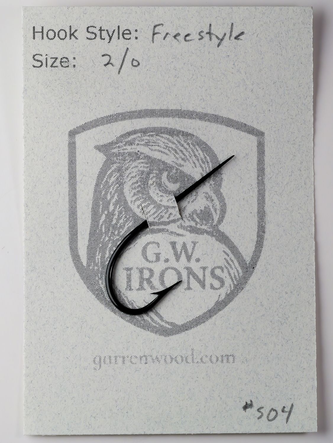 Garren Wood 2/0 Hook - #504