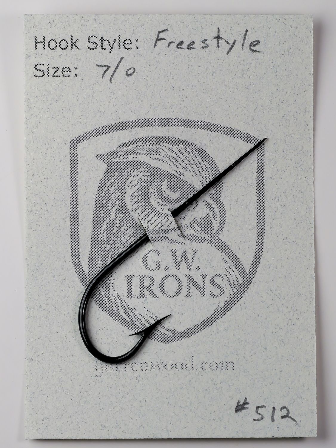 Garren Wood 7/0 Hook - #512