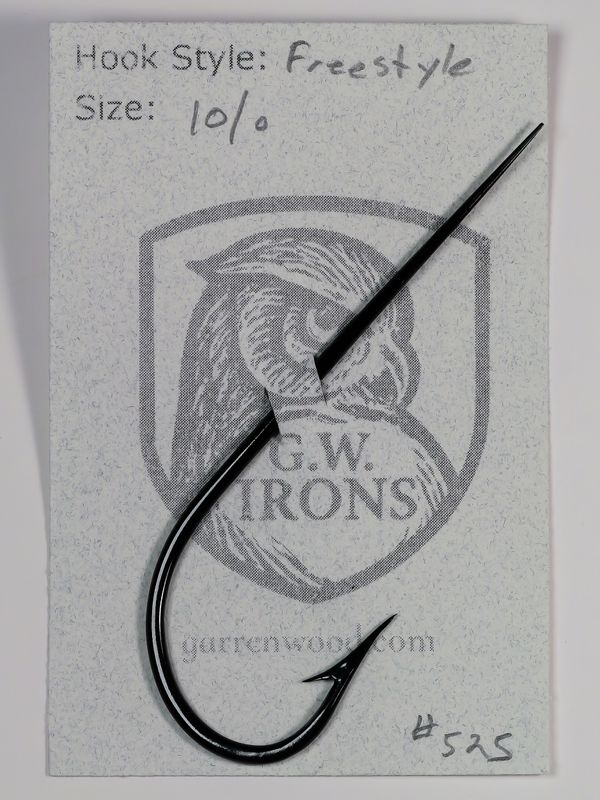 Garren Wood 10/0 Hook - #525
