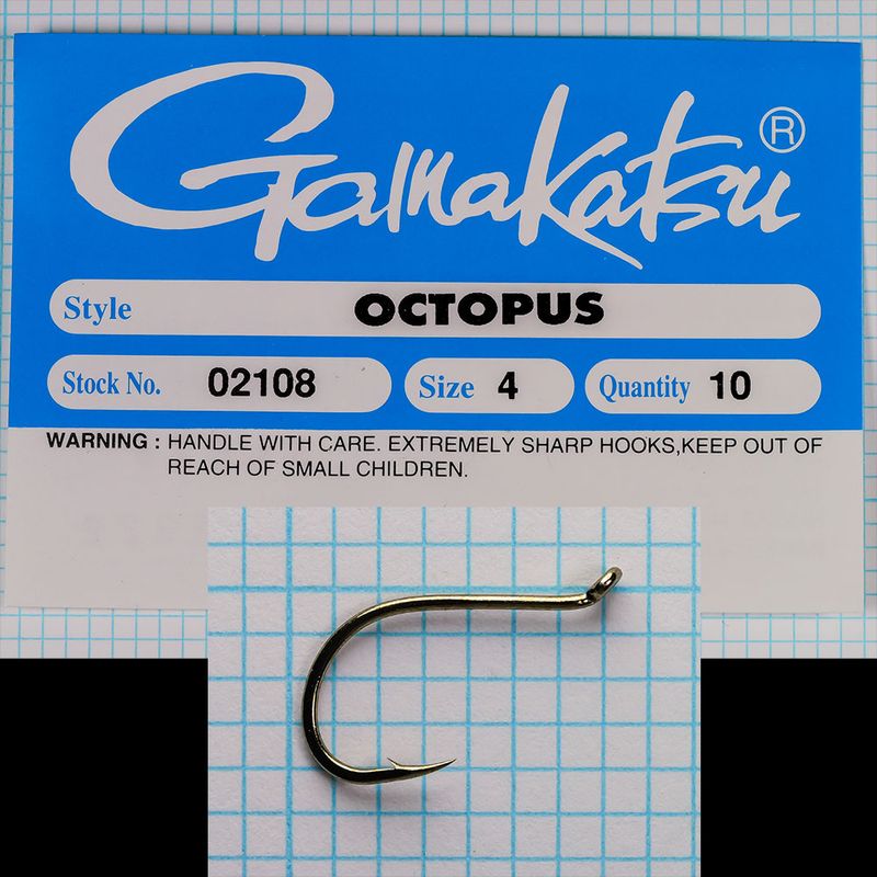 Gamakatsu Octopus 02108- Size 4