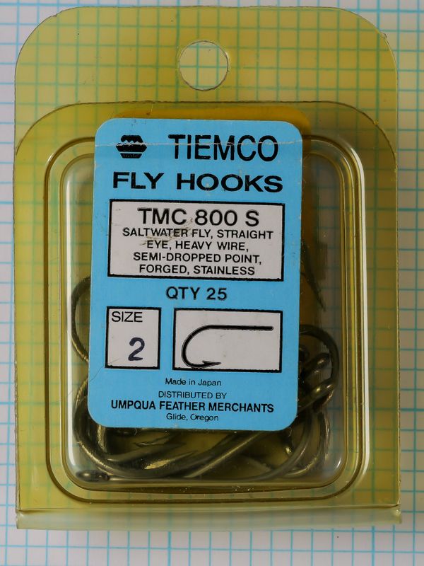 Tiemco 800S - Size 2 (12 hooks)