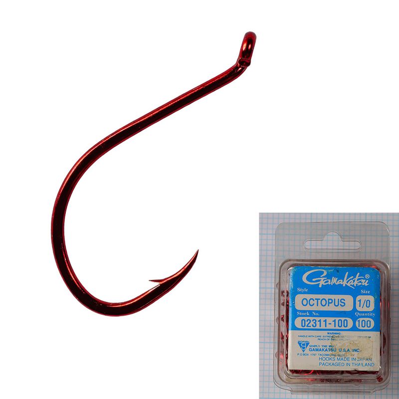 Gamakatsu 02311 - Size 1/0, 100 Pack