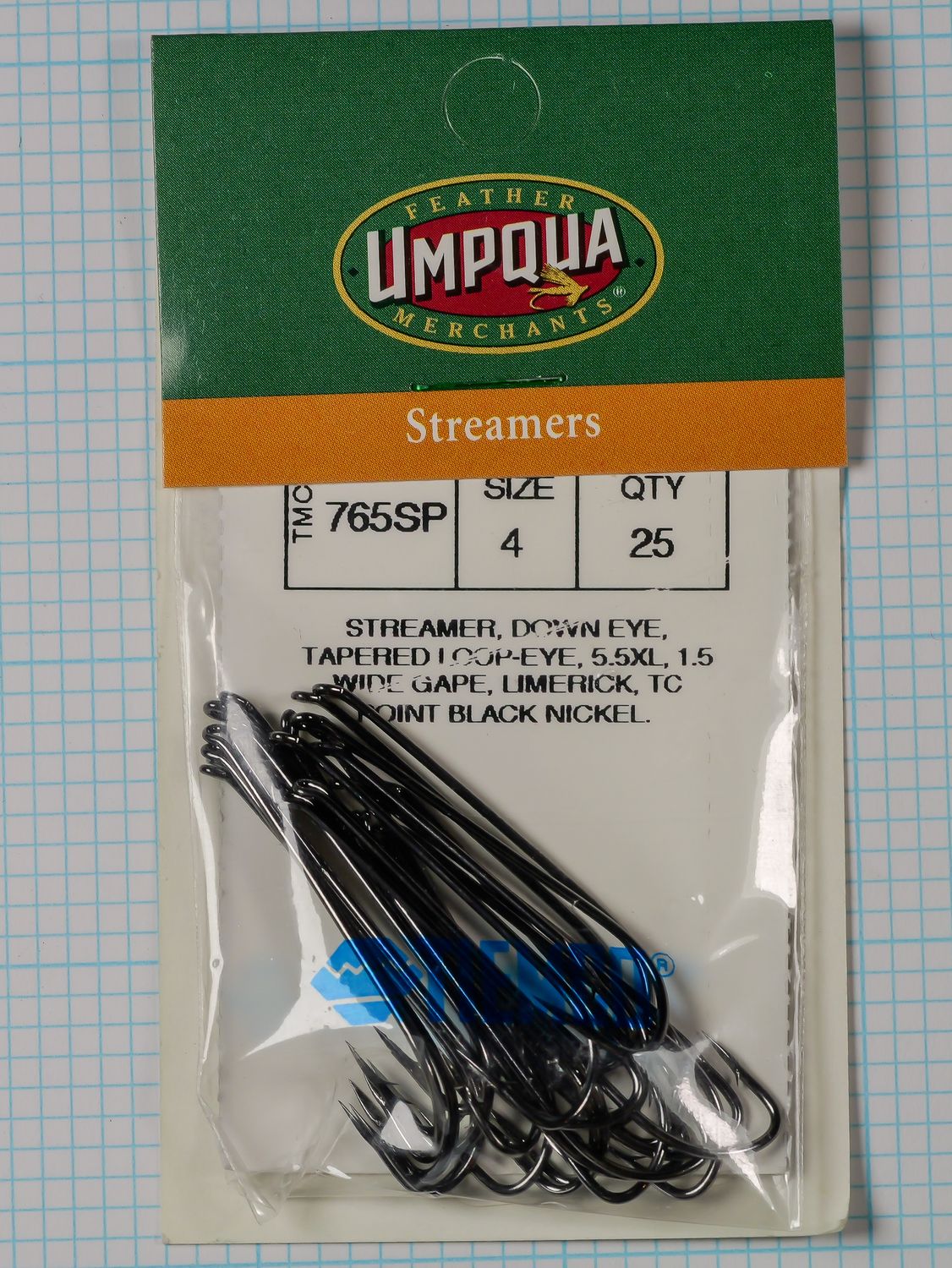 TMC 765SP - Size 4, 25 Hooks