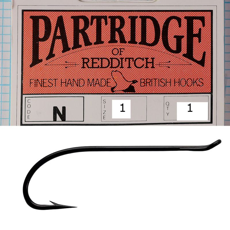 Partridge N, Size 1 (1 Hook)