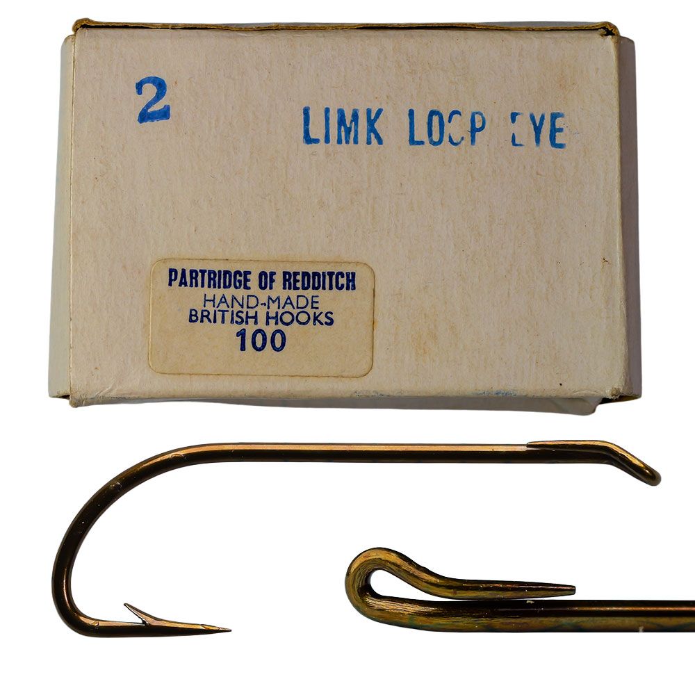 Vintage Partridge of Redditch | Size 2 "LIMK" Loop Eye Hooks (per 1 hook)