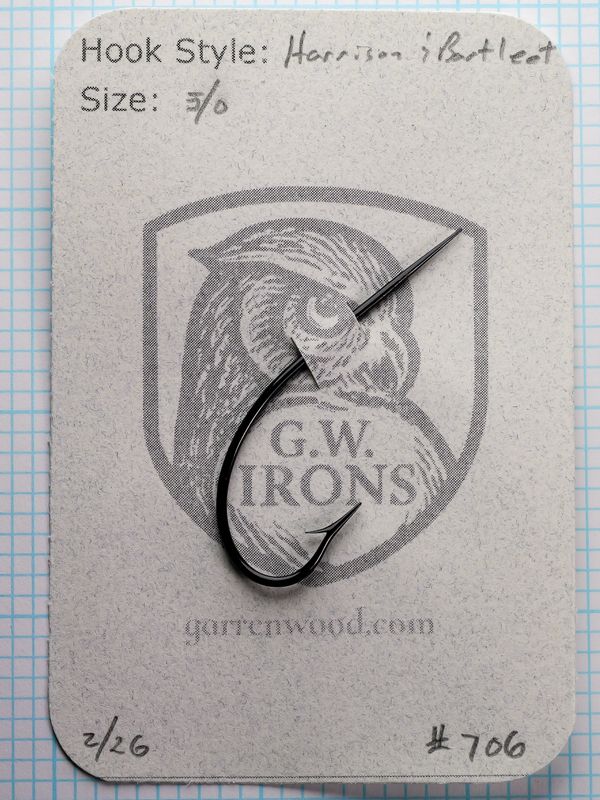 Harrison & Bartleet 5/0 Hook - #706