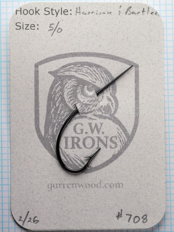 Harrison & Bartleet 5/0 Hook - #708