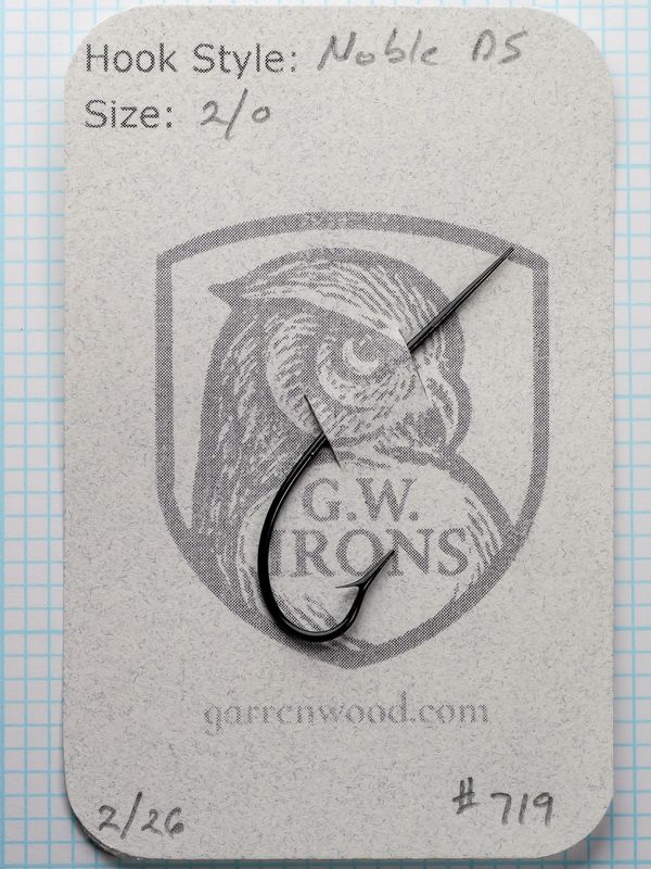Noble DS 2/0 Hook - #719