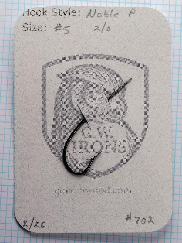 Noble P #5 (2/0) Hook - #702