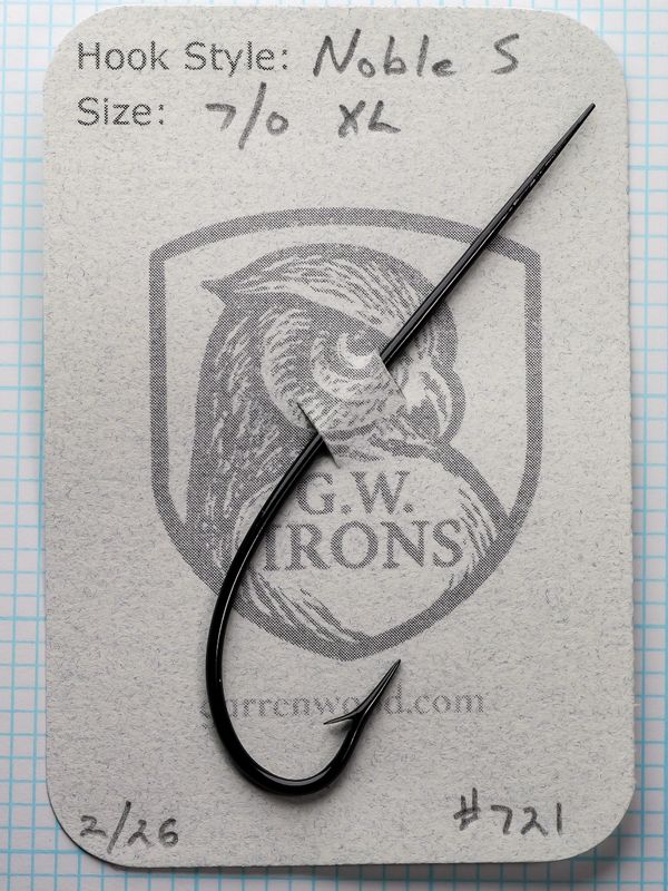 Noble S 7/0 XL Hook - #721