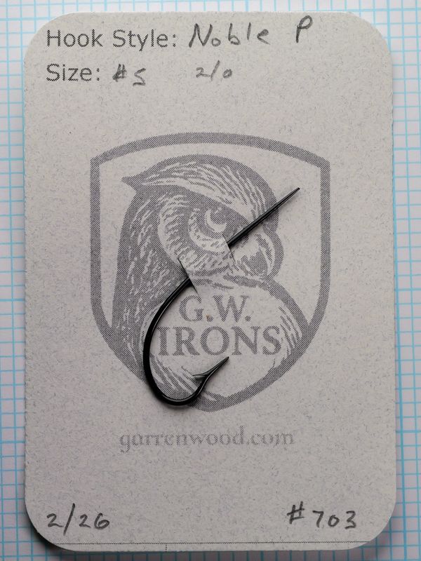 Noble P #5 (2/0) Hook - #703