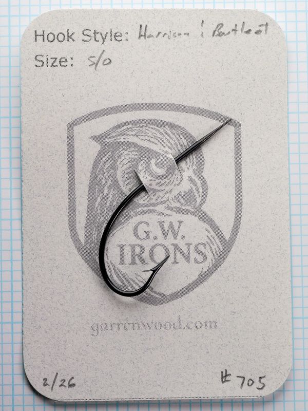 Harrison & Bartleet 5/0 Hook - #705