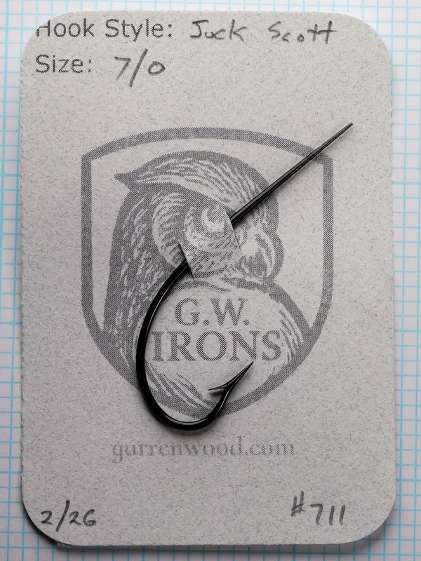 Jock Scott 7/0 Hook - #711