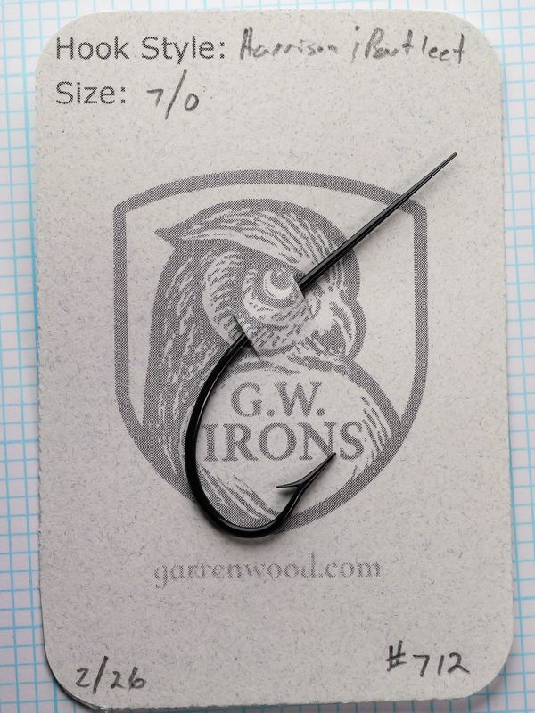 Harrison & Bartleet 7/0 Hook - #712