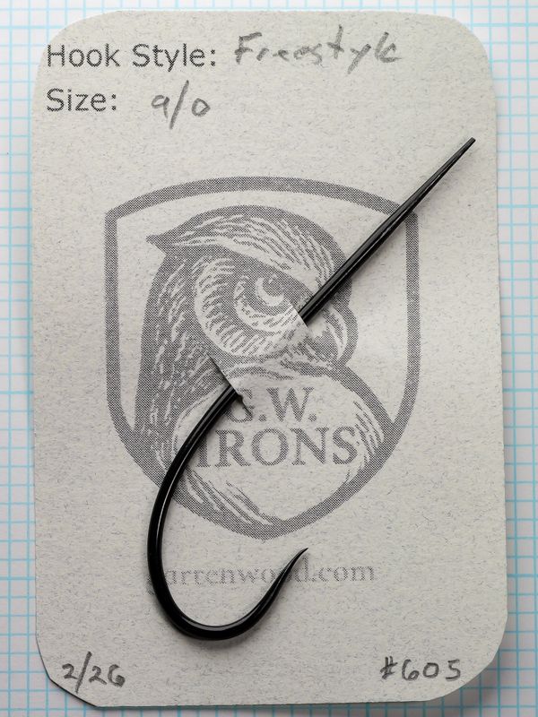 Garren Wood 9/0 Hook - #605