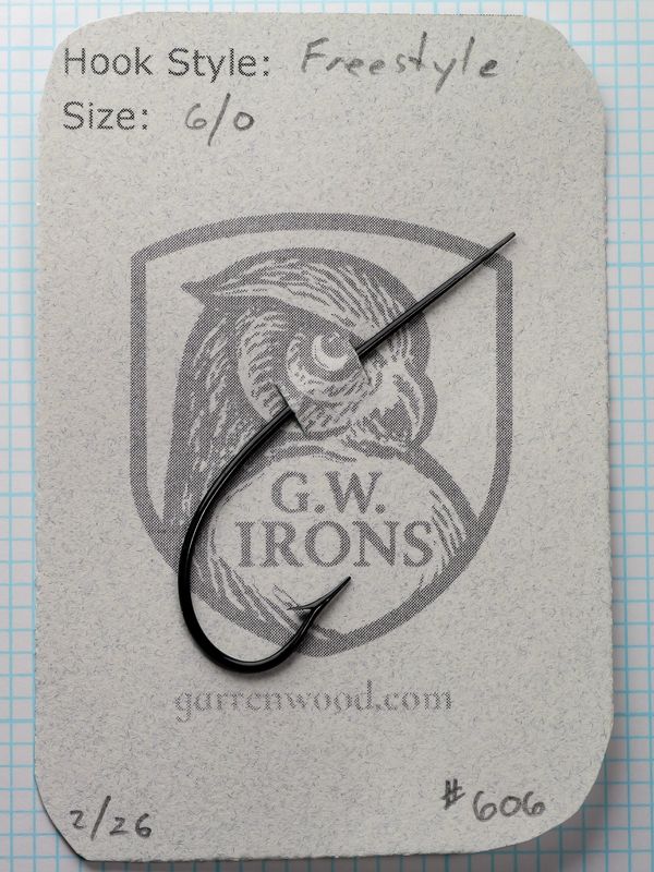 Garren Wood 6/0 Hook - #606