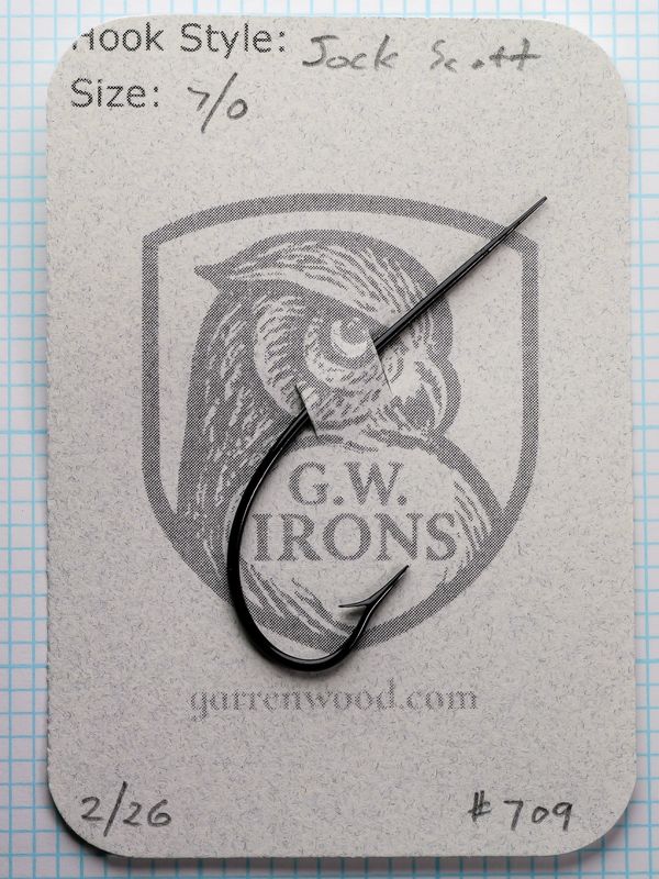 Jock Scott 7/0 Hook - #709