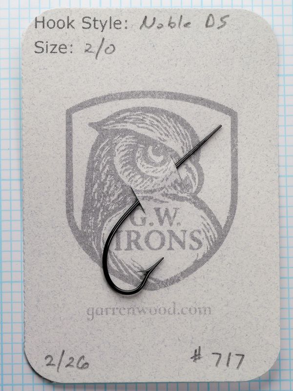 Noble DS 2/0 Hook - #717