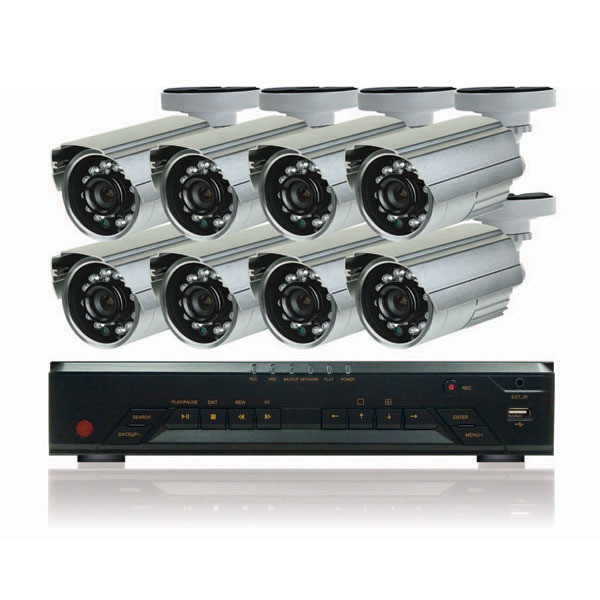 LTS 8-Channel Realtime DVR plus 8-Pack Camera Kit