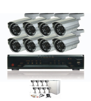 LTS 16Channel Realtime DVR plus 8-Pack Camera Kit
