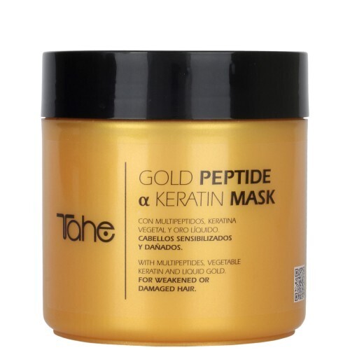 Mascarilla con multipéptidos Gold Peptide α Keratin