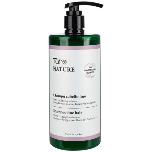 TAHE NATURE-CHAMPU CABELLO FINO 750 ML (sin sulfatos)