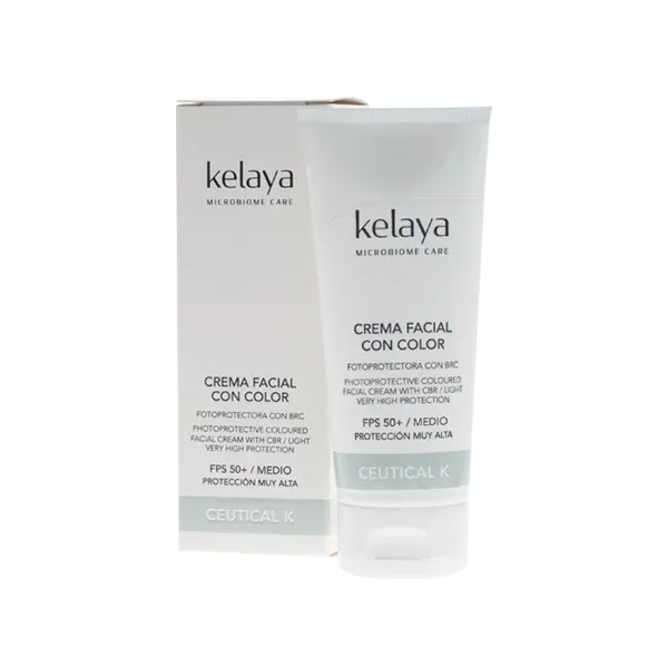 Crema Facial Fotoprotectora con Color y BRC - Protección Solar y Tono Uniforme