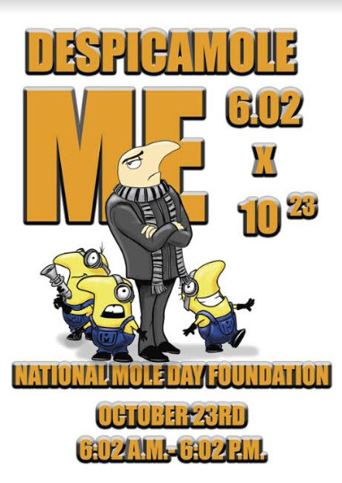 DespicaMOLE Me Lapel Pin