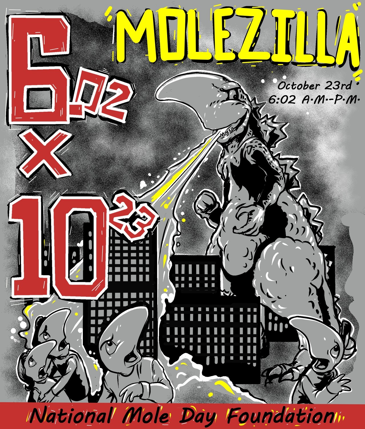2020 Molezilla Temporary Tattoos (50 pack)