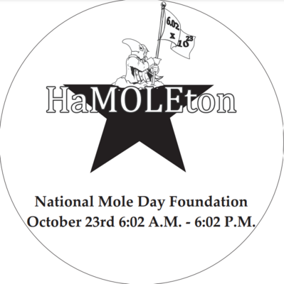 HaMOLEton Image in Black and White (coloring sheet)