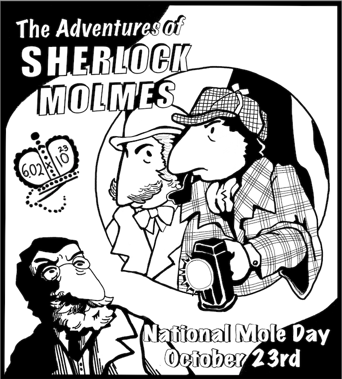 Sherlock Molmes Image Download (Black &amp; White Coloring Sheet .jpeg file)