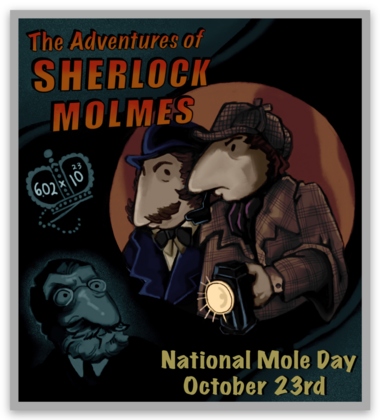 Sherlock Molmes Vinyl Sticker
